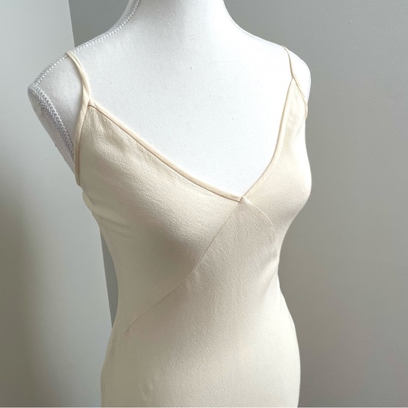 Aritzia Wilfred Cream Babydoll Slip Dress Lace Feminine Coquette Size XS - Picture 2 of 7